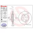 BREMBO 09.9598.11 - Jeu de 2 disques de frein avant