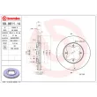 BREMBO 09.9611.14 - Jeu de 2 disques de frein avant