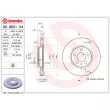 BREMBO 09.9631.34 - Jeu de 2 disques de frein avant