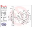 BREMBO 09.9768.1X - Jeu de 2 disques de frein arrière