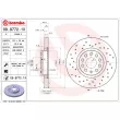 BREMBO 09.9772.1X - Jeu de 2 disques de frein avant