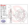 BREMBO 09.9825.11 - Jeu de 2 disques de frein avant