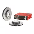 BREMBO 09.9825.11 - Jeu de 2 disques de frein avant