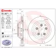BREMBO 09.9871.11 - Jeu de 2 disques de frein arrière