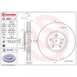 BREMBO 09.9921.11 - Jeu de 2 disques de frein avant
