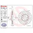 BREMBO 09.9935.1X - Jeu de 2 disques de frein avant