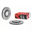 BREMBO 09.9935.1X - Jeu de 2 disques de frein avant