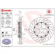 BREMBO 09.A187.13 - Jeu de 2 disques de frein avant