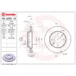 BREMBO 09.A250.10 - Jeu de 2 disques de frein avant