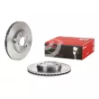 BREMBO 09.A350.10 - Jeu de 2 disques de frein avant