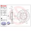 BREMBO 09.A417.1X - Jeu de 2 disques de frein avant