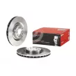 BREMBO 09.A444.40 - Jeu de 2 disques de frein avant