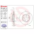 BREMBO 09.A455.11 - Jeu de 2 disques de frein avant