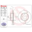 BREMBO 09.A458.10 - Jeu de 2 disques de frein avant