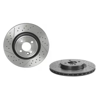 Jeu de 2 disques de frein avant BREMBO OEM 34116784371
