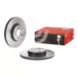 BREMBO 09.A535.21 - Jeu de 2 disques de frein avant