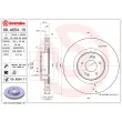 BREMBO 09.A554.10 - Jeu de 2 disques de frein avant