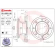 BREMBO 09.A563.80 - Jeu de 2 disques de frein arrière