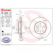 BREMBO 09.A630.11 - Jeu de 2 disques de frein avant