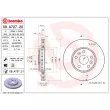 BREMBO 09.A727.21 - Jeu de 2 disques de frein avant