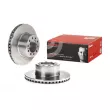 BREMBO 09.A741.10 - Jeu de 2 disques de frein avant