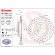 BREMBO 09.A961.21 - Jeu de 2 disques de frein arrière