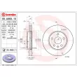 BREMBO 09.A969.11 - Jeu de 2 disques de frein avant