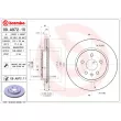 BREMBO 09.A972.11 - Jeu de 2 disques de frein arrière