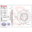 BREMBO 09.B269.1X - Jeu de 2 disques de frein avant