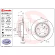 BREMBO 09.B338.21 - Jeu de 2 disques de frein arrière