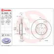 BREMBO 09.B355.10 - Jeu de 2 disques de frein avant