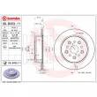 BREMBO 09.B453.11 - Jeu de 2 disques de frein arrière