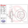 BREMBO 09.B522.11 - Jeu de 2 disques de frein arrière