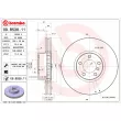 BREMBO 09.B538.11 - Jeu de 2 disques de frein avant