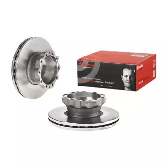 Jeu de 2 disques de frein arrière BREMBO 09.B562.10 pour MAN F2000 12,180 - 180cv