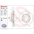 BREMBO 09.B611.10 - Jeu de 2 disques de frein avant