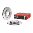 BREMBO 09.B611.10 - Jeu de 2 disques de frein avant