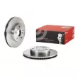 BREMBO 09.B626.10 - Jeu de 2 disques de frein avant