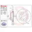 BREMBO 09.B634.10 - Jeu de 2 disques de frein avant