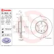 BREMBO 09.B645.11 - Jeu de 2 disques de frein avant