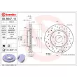 BREMBO 09.B647.1X - Jeu de 2 disques de frein avant