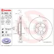 BREMBO 09.B822.10 - Jeu de 2 disques de frein avant
