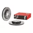 BREMBO 09.B842.31 - Jeu de 2 disques de frein arrière