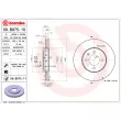 BREMBO 09.B975.10 - Jeu de 2 disques de frein avant