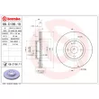 BREMBO 09.C136.10 - Jeu de 2 disques de frein avant