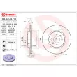 BREMBO 09.C174.11 - Jeu de 2 disques de frein avant