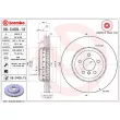 BREMBO 09.C409.13 - Jeu de 2 disques de frein avant