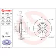 BREMBO 09.C496.11 - Jeu de 2 disques de frein arrière