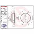 BREMBO 09.C503.11 - Jeu de 2 disques de frein arrière