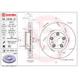 BREMBO 09.C549.31 - Disque de frein avant droit